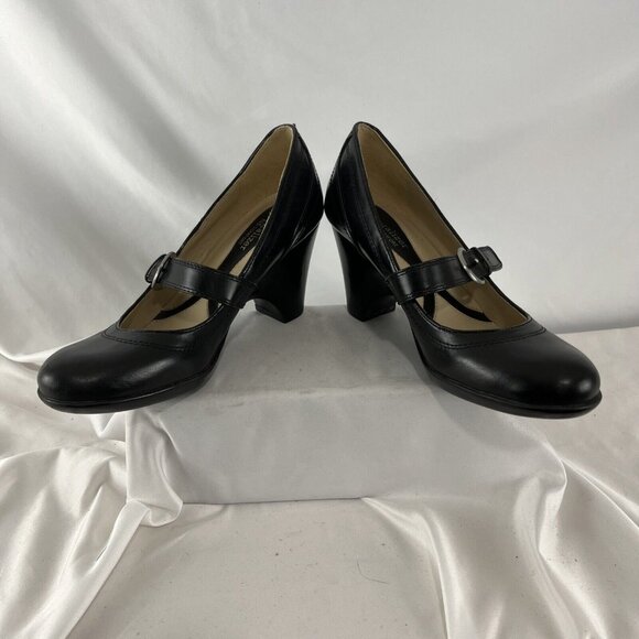 Naturalizer N5 Comfort Mara Leather Mary Jane Heeled Shoes Women’s Size 7.5 - Picture 8 of 15